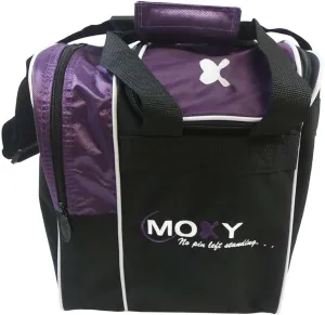 Bowlerstore Products Moxy Strike Candlepin Bowling Bag- Purple/Black