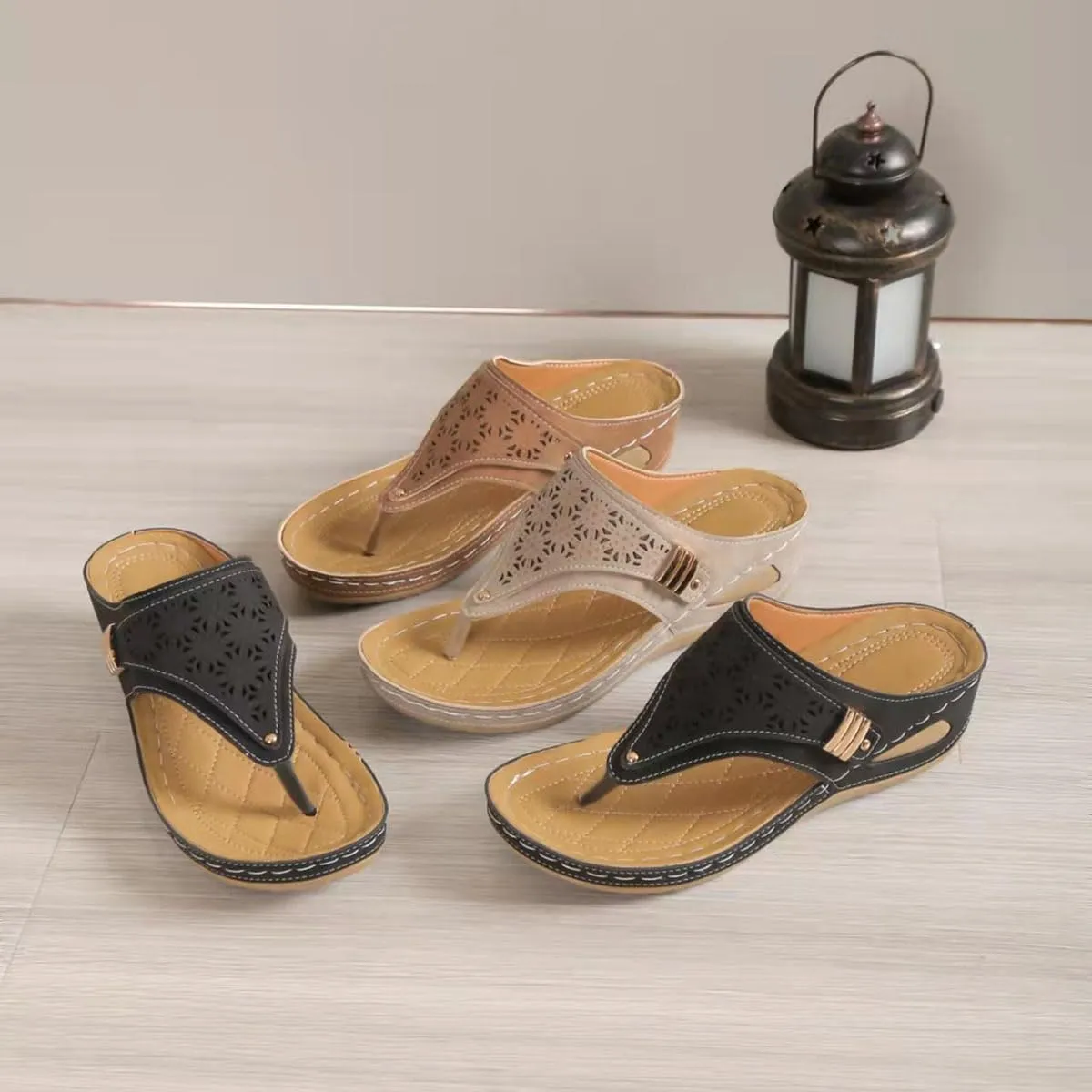 Breathable Mesh Sports Sandals with Non-slip Sole, Comfy Orthopedic Women’s Open Toe Beach Casual Walking Shoe