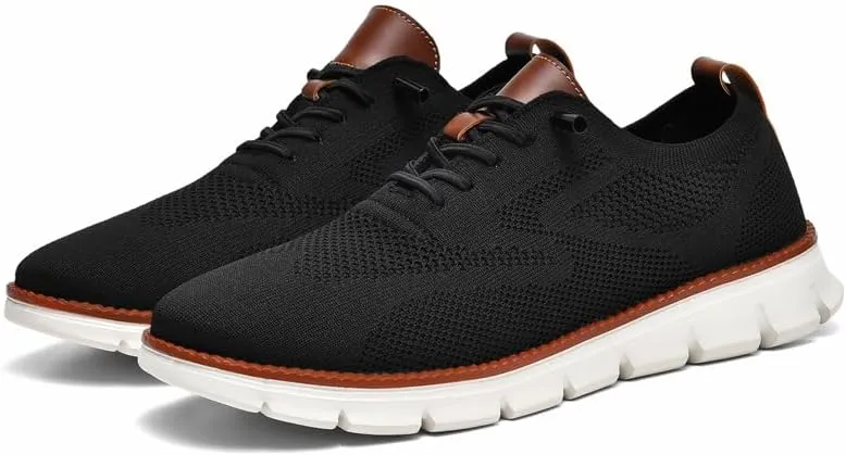 Breeze Shoes for Men Oxfords Lace-Up Lightweight Casual Walking Comfortable Dress wearbreeze Breeze Urban Shoes