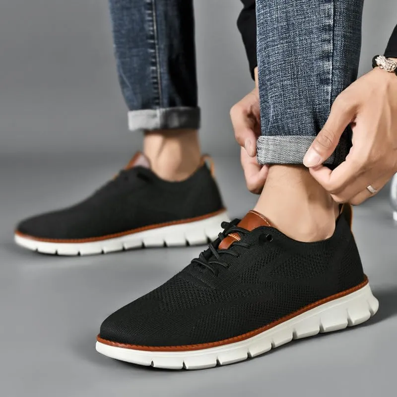 Breeze Shoes for Men Oxfords Lace-Up Lightweight Casual Walking Comfortable Dress wearbreeze Breeze Urban Shoes