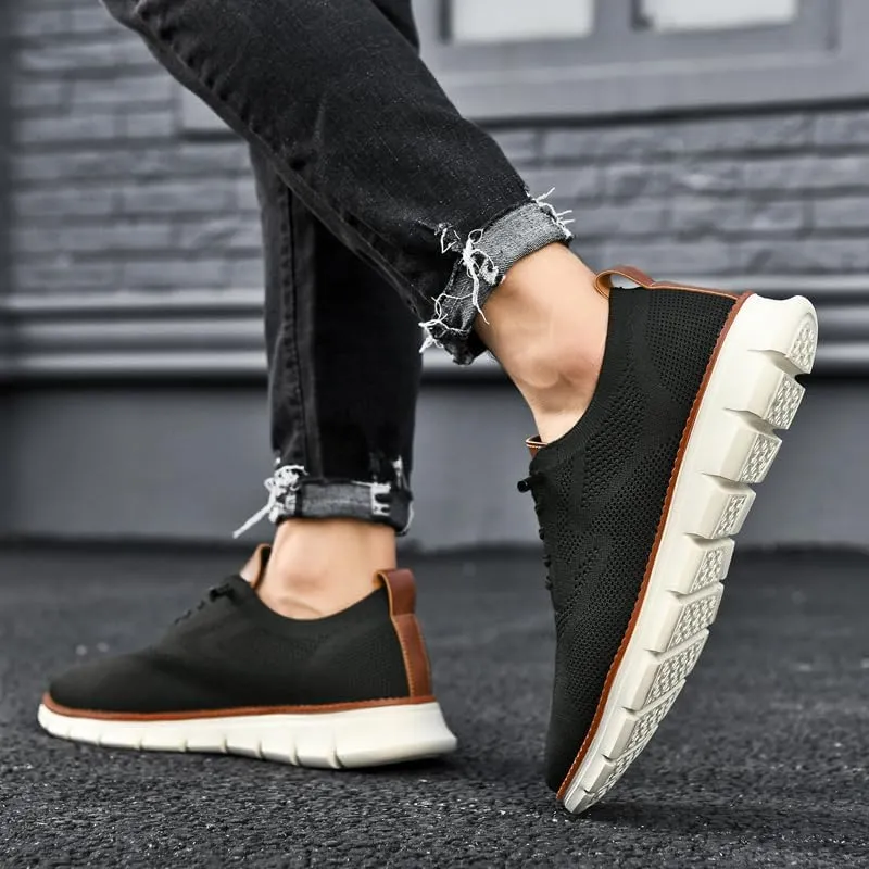 Breeze Shoes for Men Oxfords Lace-Up Lightweight Casual Walking Comfortable Dress wearbreeze Breeze Urban Shoes