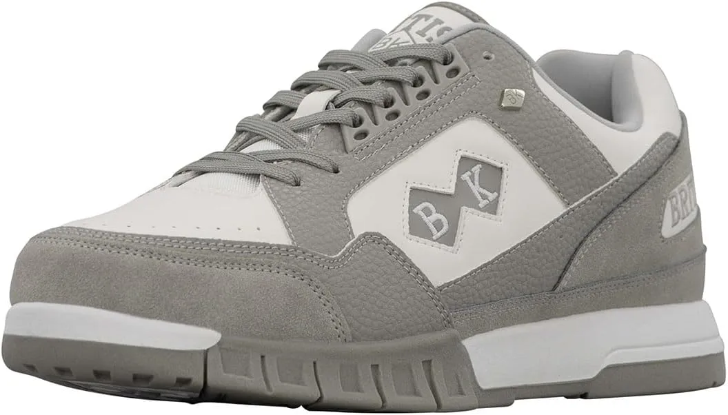 British Knights Men's Metros Sneaker, Grey/White, 10
