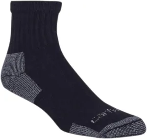 Carhartt Men's Midweight Cotton Blend Quarter Sock 3 Pack