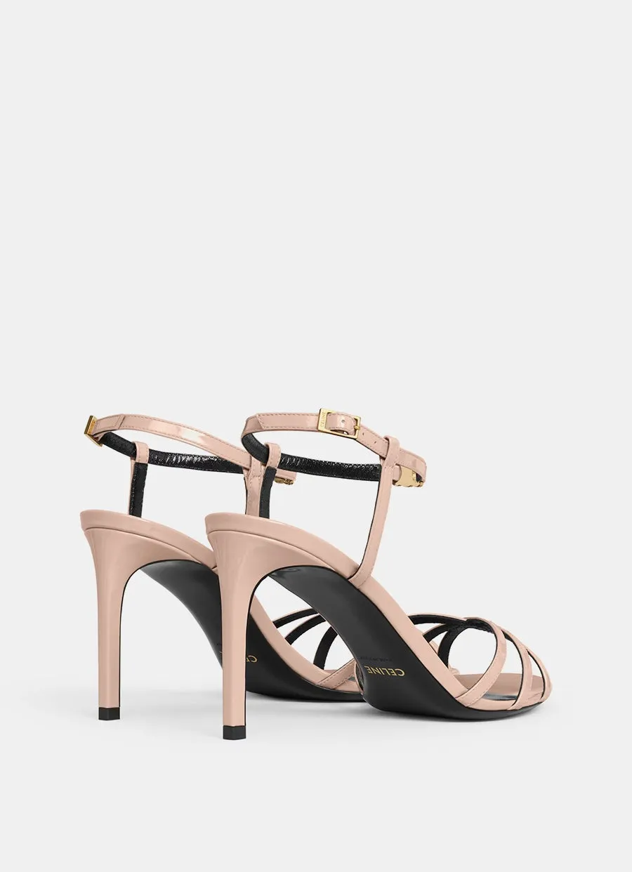 Celine Soir Sandal in Patent Calfskin