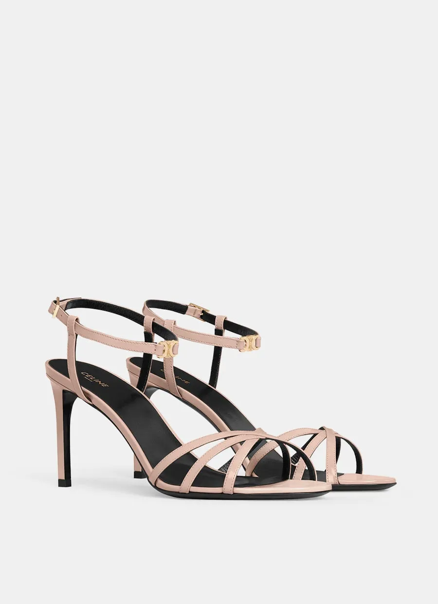 Celine Soir Sandal in Patent Calfskin