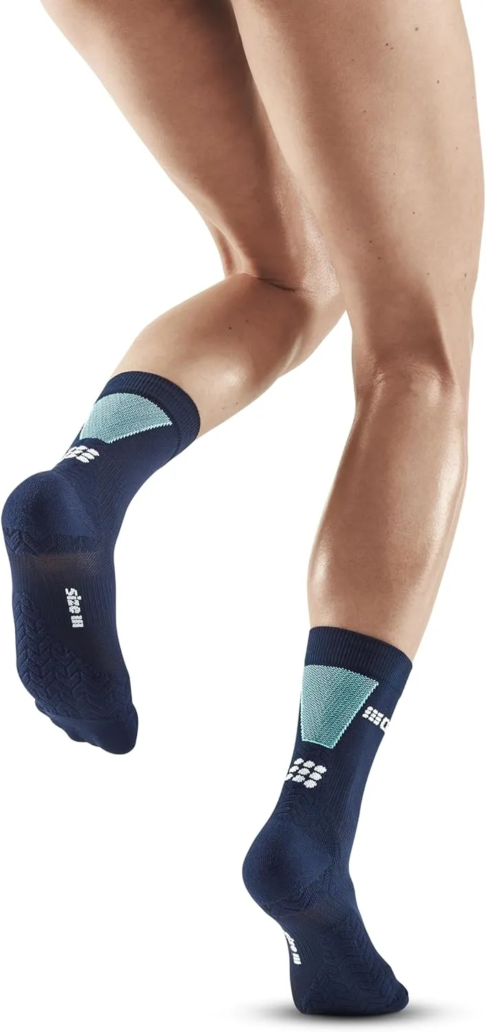 CEP 2024 New Ultralight Mid Cut Compression Socks for Women - Breathable, Lightweight Performance Running Crew Socks
