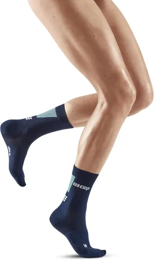 CEP 2024 New Ultralight Mid Cut Compression Socks for Women - Breathable, Lightweight Performance Running Crew Socks
