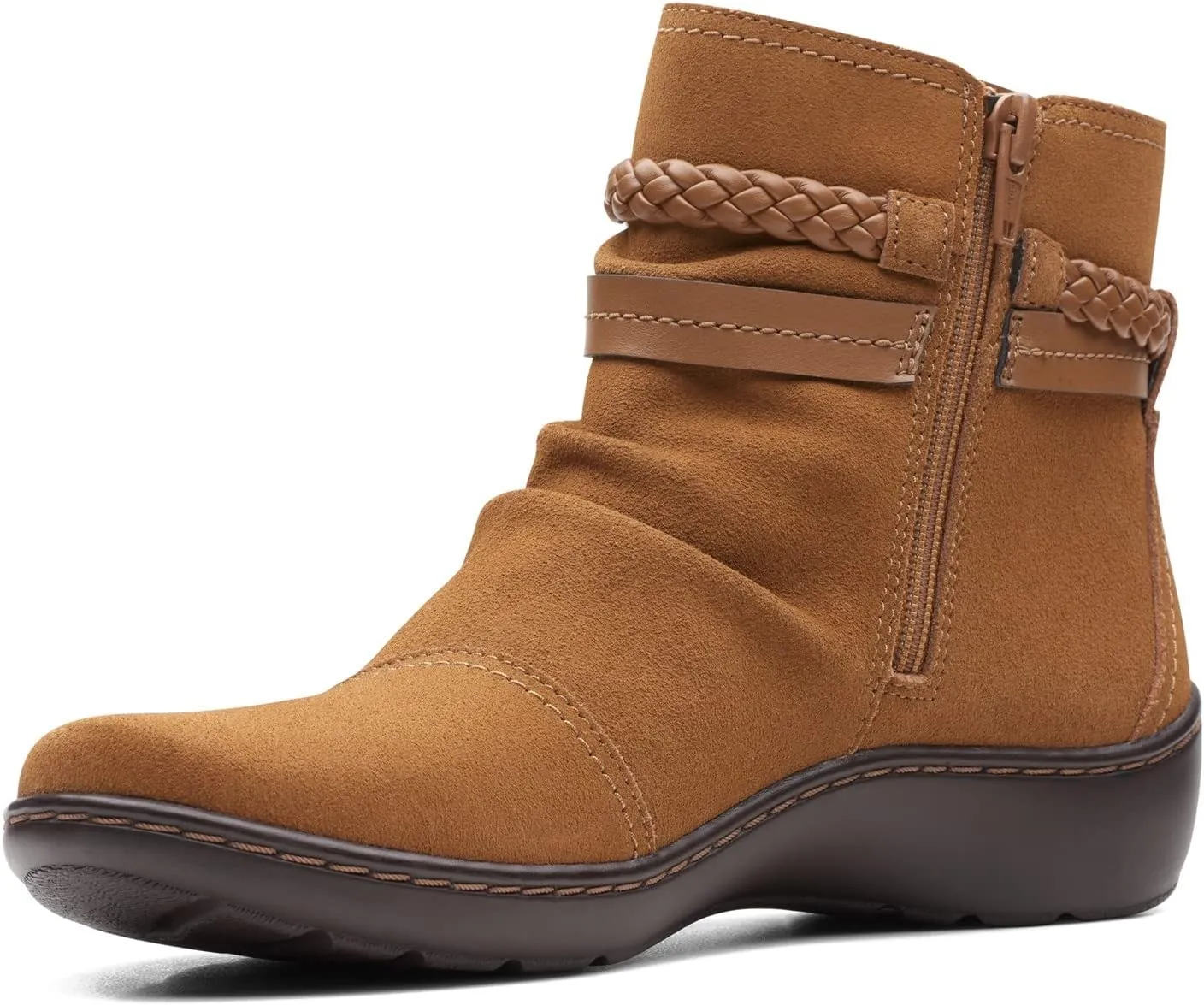 Clarks Women's Cora Braid Boot Ankle