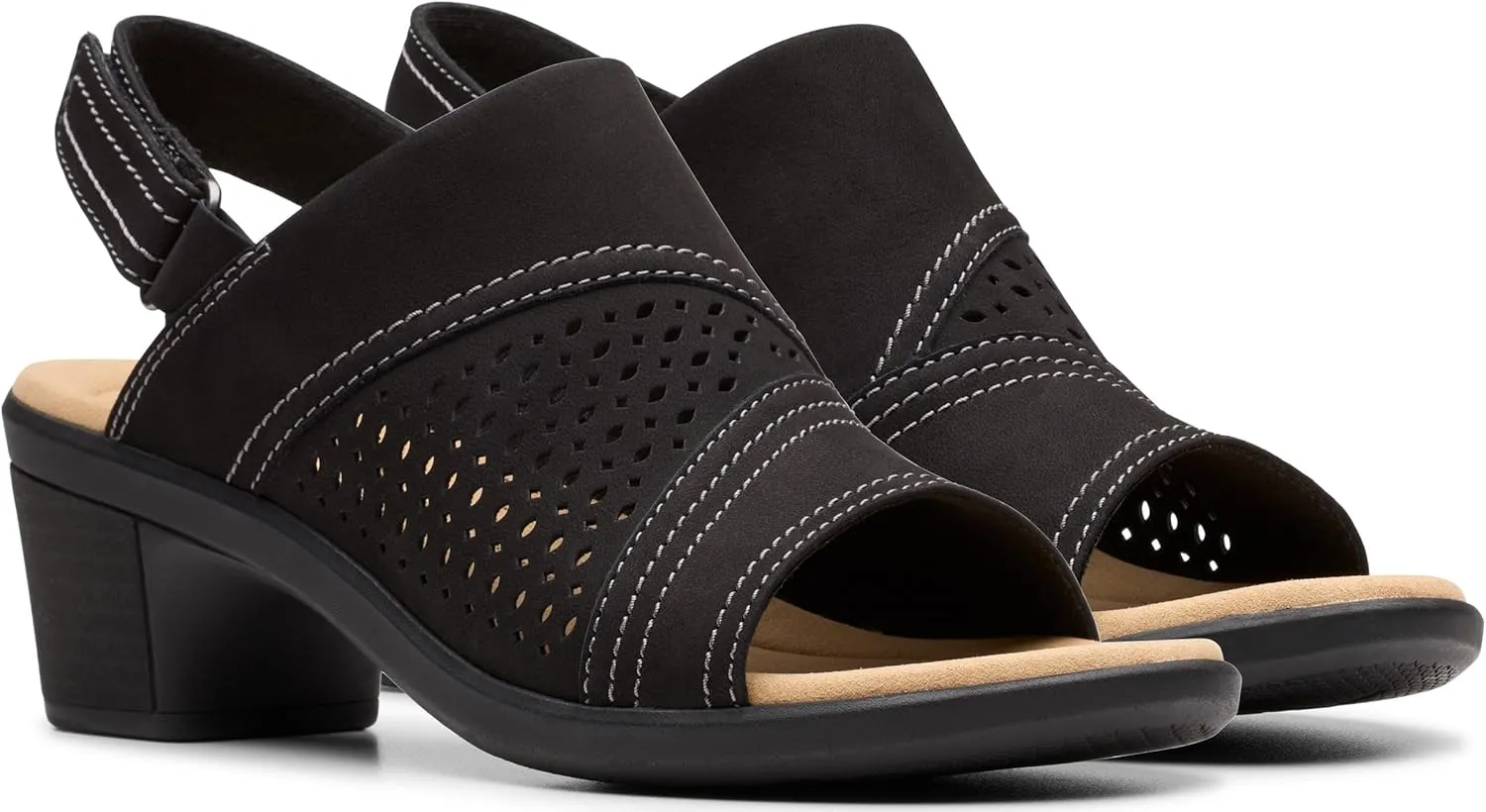 Clarks Women's Emily2 Mist Heeled Sandal