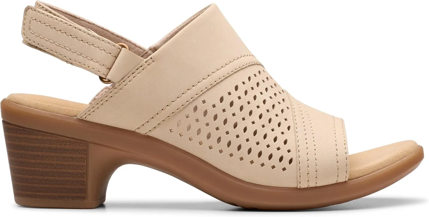 Clarks Women's Emily2 Mist Heeled Sandal