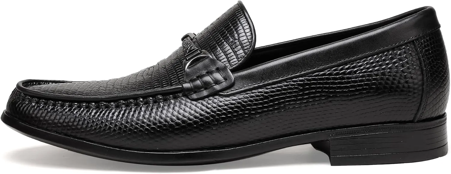Classsical Slip on Loafers for Men,Leather Dress Shoes Dress Loafer Penny Formal Shoes