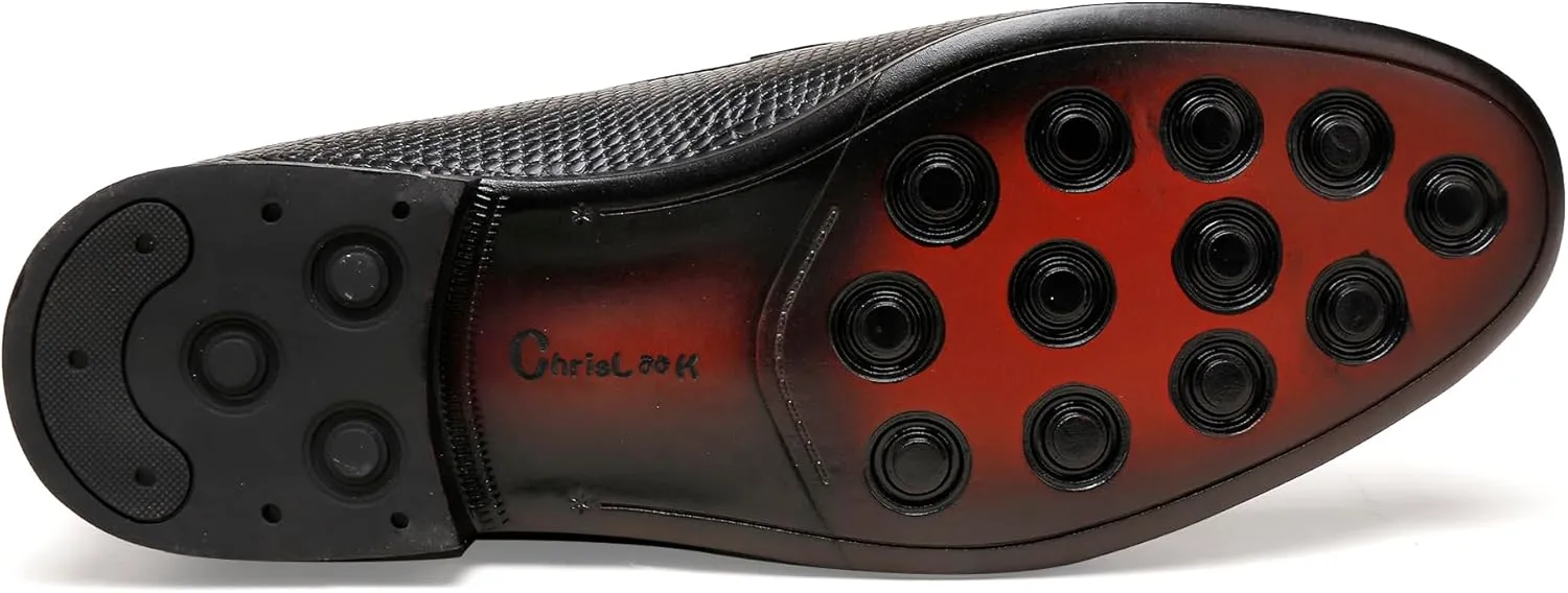 Classsical Slip on Loafers for Men,Leather Dress Shoes Dress Loafer Penny Formal Shoes