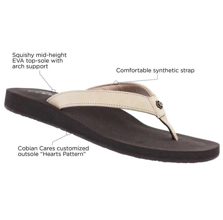 Cobian Bone Skinny Bounce Women's Sandals SKB16-BONE