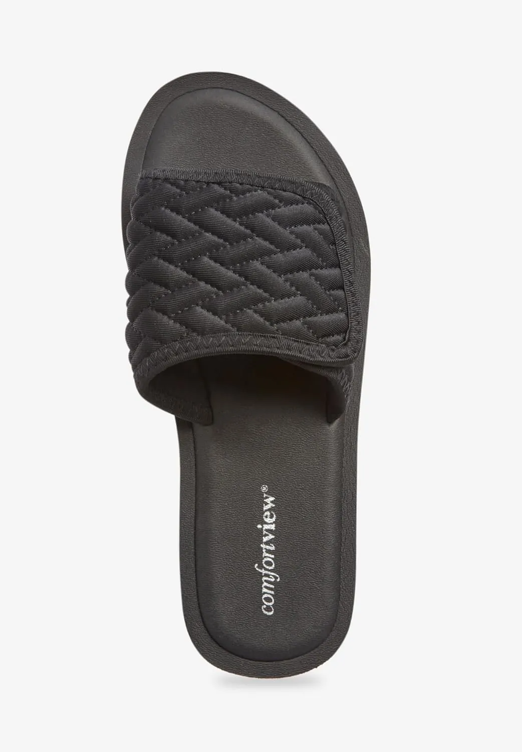 Comfortview Women's The Palmer Slip On Sandal (Wide Widths Available)