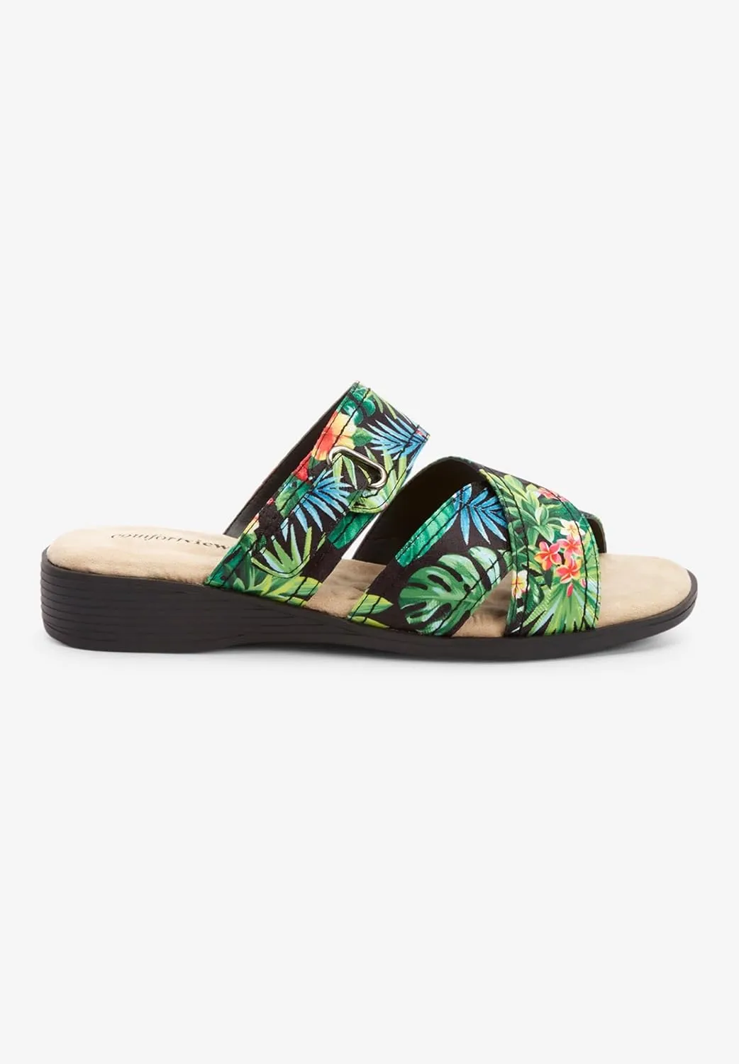 Comfortview Women's The Pandora Sandal (Wide Widths Available)