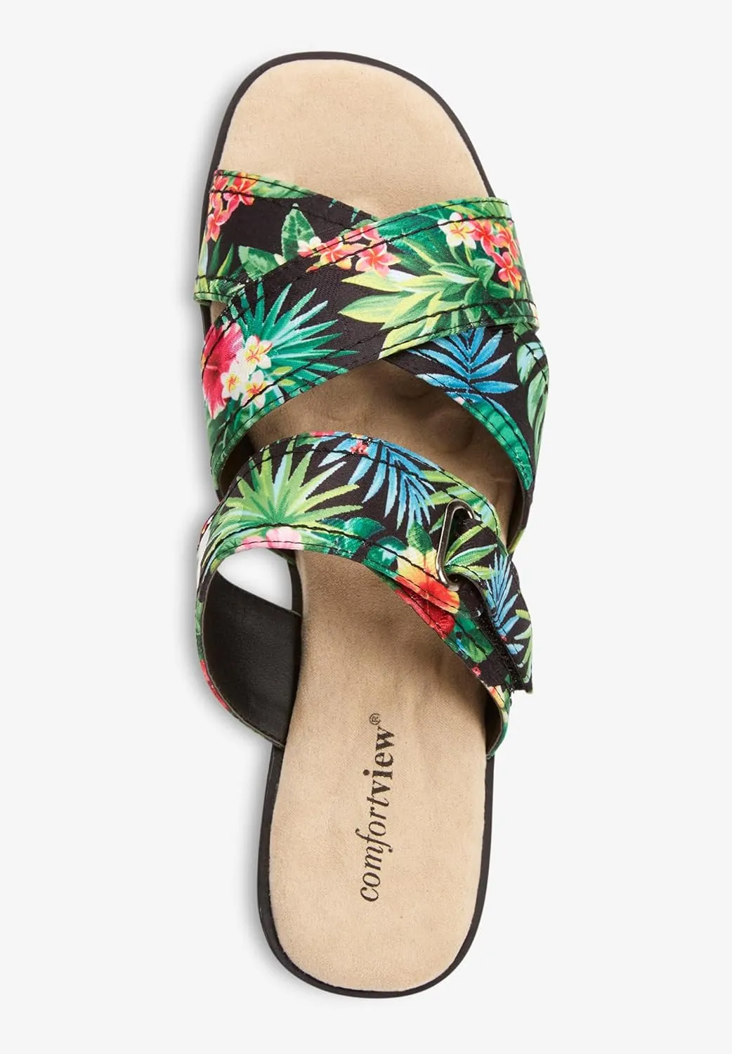 Comfortview Women's The Pandora Sandal (Wide Widths Available)