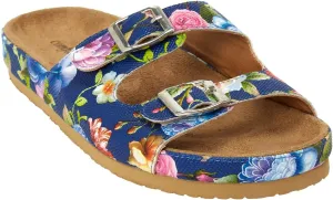 Comfortview Women's Wide Width The Maxi Footbed Sandal