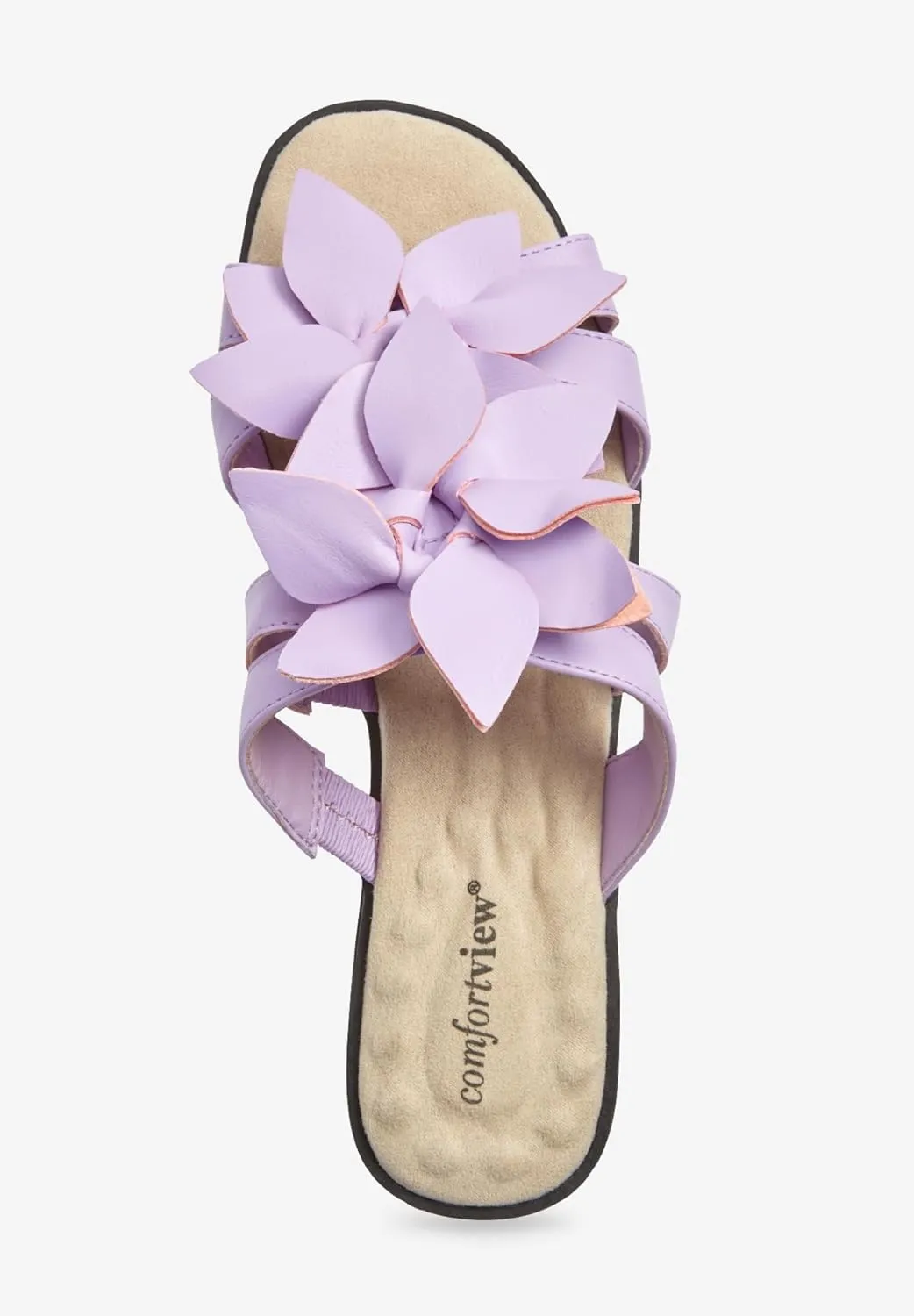 Comfortview Women's Wide Width The Paula Sandal
