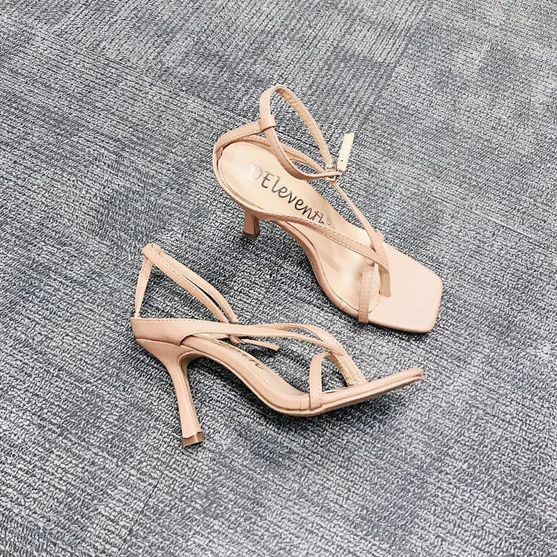 Creamtopmall Pumps Gladiator High Heel Sandals