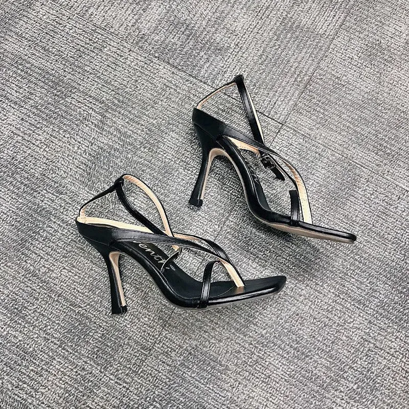 Creamtopmall Pumps Gladiator High Heel Sandals