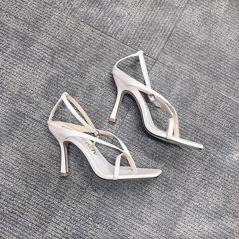 Creamtopmall Pumps Gladiator High Heel Sandals