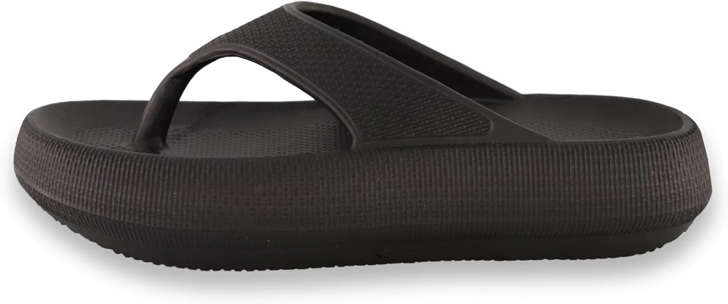 CUSHIONAIRE Women's Fling recovery cloud pool slides sandal with  Comfort