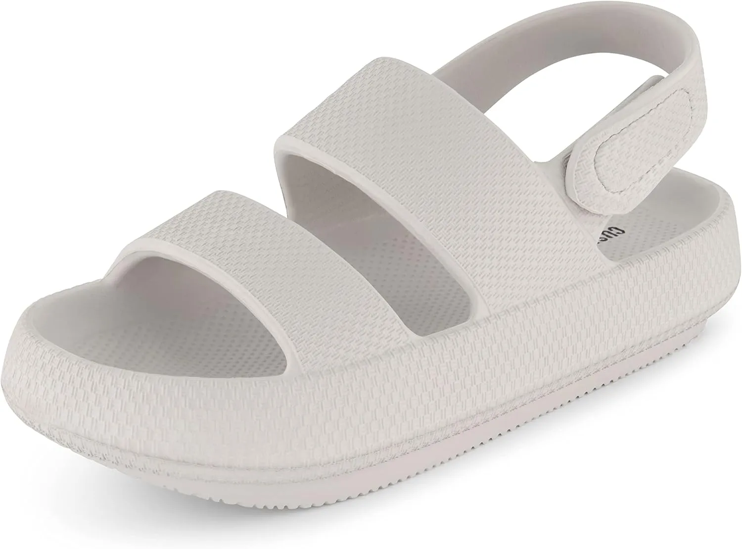 CUSHIONAIRE Women's Fuji sandal with adjustable strap and  Comfort