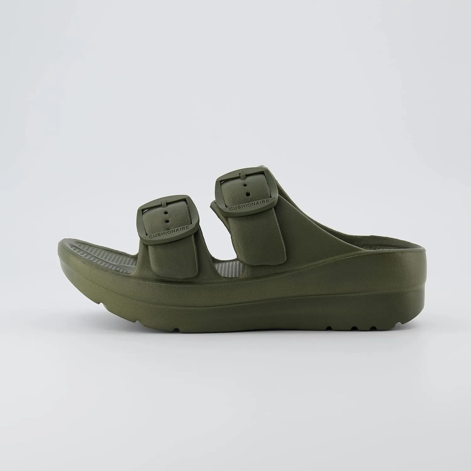CUSHIONAIRE Women's Mesa recovery slide sandal with  Comfort