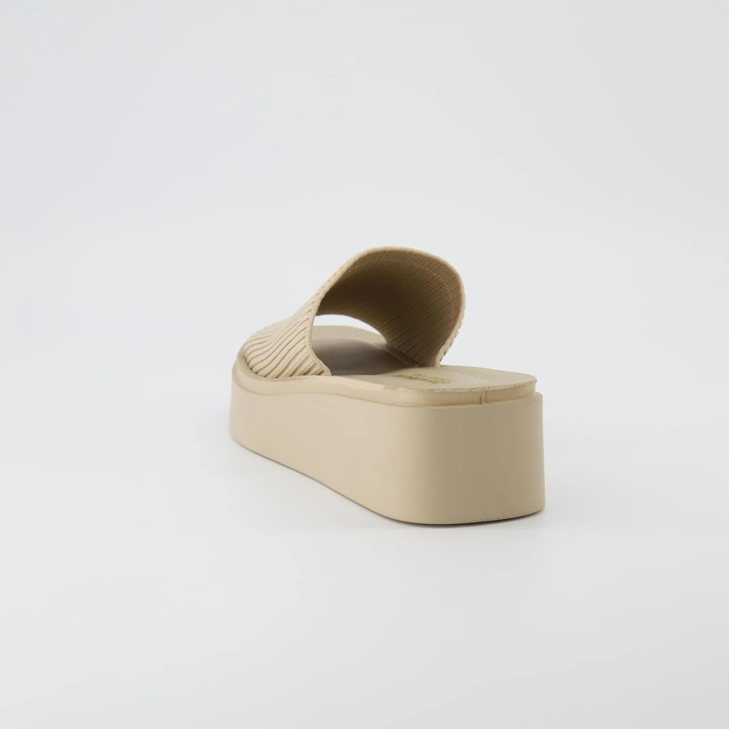CUSHIONAIRE Women's Pim knit platform sandal with  Memory Foam