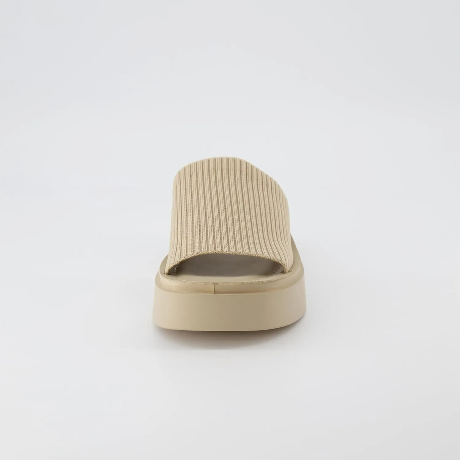 CUSHIONAIRE Women's Pim knit platform sandal with  Memory Foam