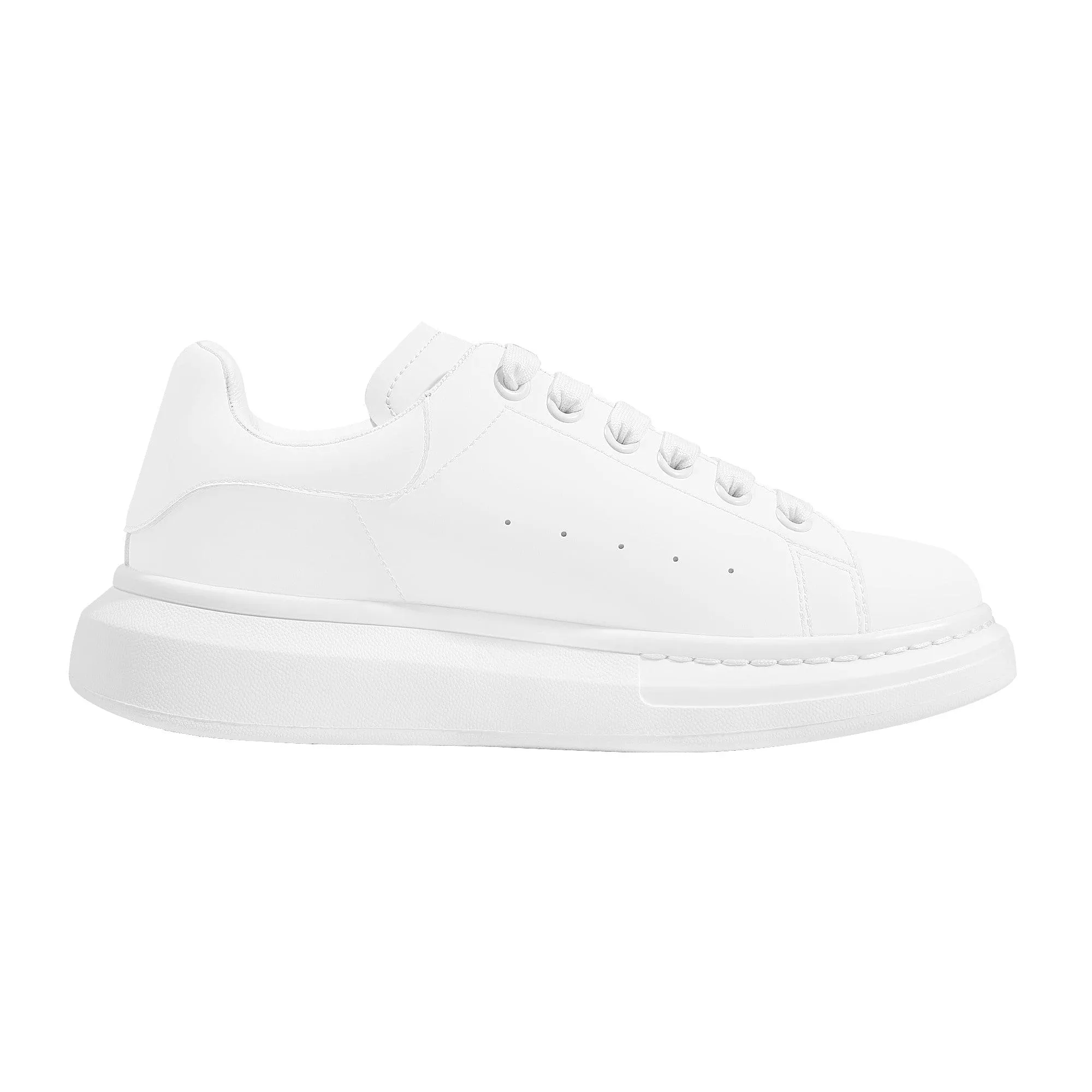 Custom Heighten Low Top Shoes - White D69