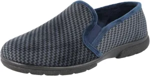 DB Shoes Men's 6V Fit Slip-On Classic Loafer Shoes in Navy, Sizes 6 to 12
