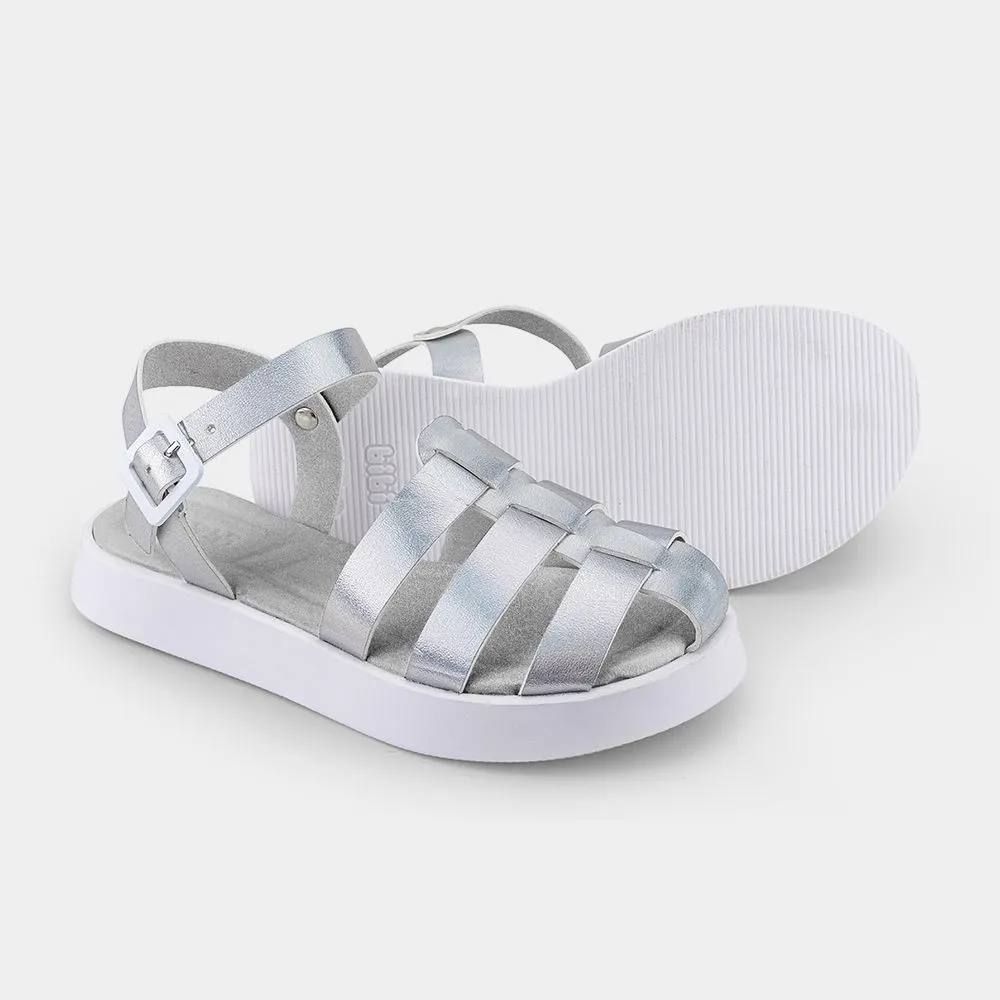 Discounted delivery in Exclusive collection Silver Sandals