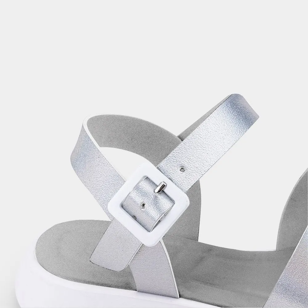 Discounted delivery in Exclusive collection Silver Sandals