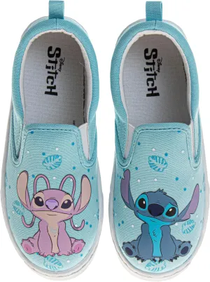 Disney Lilo and Stitch Lowtop Sneakers - Stitch Low Top Shoes Slipon Closure Cushioned Lightweight (Sizes 12-4 Kids, 5-10 Adults)