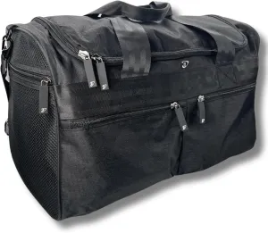 Dream Duffel Elevate Gym Bag, Sports Duffle with Shoe Pockets, Insulated Compartment, and Durable Design, 19"x12"x11.5", Black