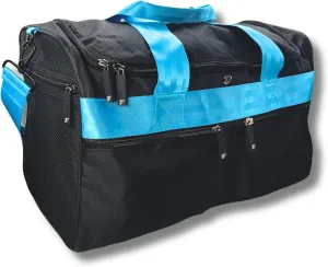Dream Duffel Elevate Gym Bag, Sports Duffle with Shoe Pockets, Insulated Compartment, and Durable Design, 19"x12"x11.5", Blue