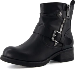 Dunes Women's Max Moto Boot, Wide Widths Available