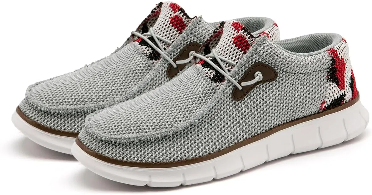 EGMPDA Mens Slip on Loafers Boat Shoes Non Slip Walking Sports Shoes Driving Shoes Casual Office Shoes Gym Lightweight Comfortable Shoes