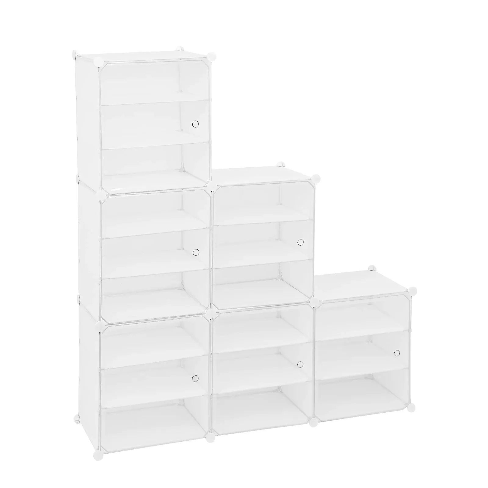 Elegant 12-Tier Shoe Rack Organizer with Dustproof Design