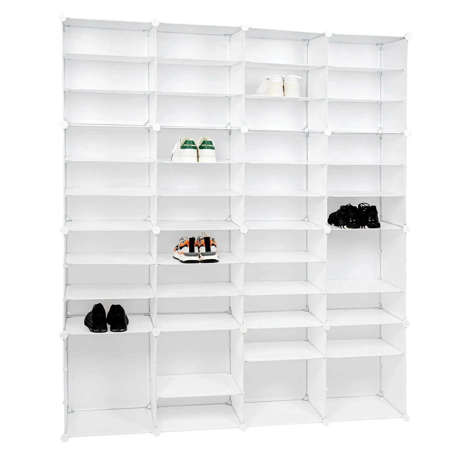 Elegant 12-Tier Shoe Rack Organizer with Dustproof Design