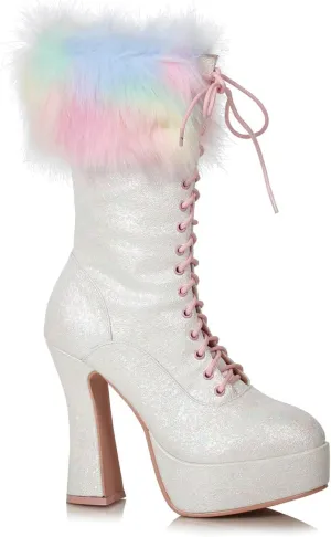 Ellie Shoes Women's 557-NORA-WHT-13 Fashion Boot, 13