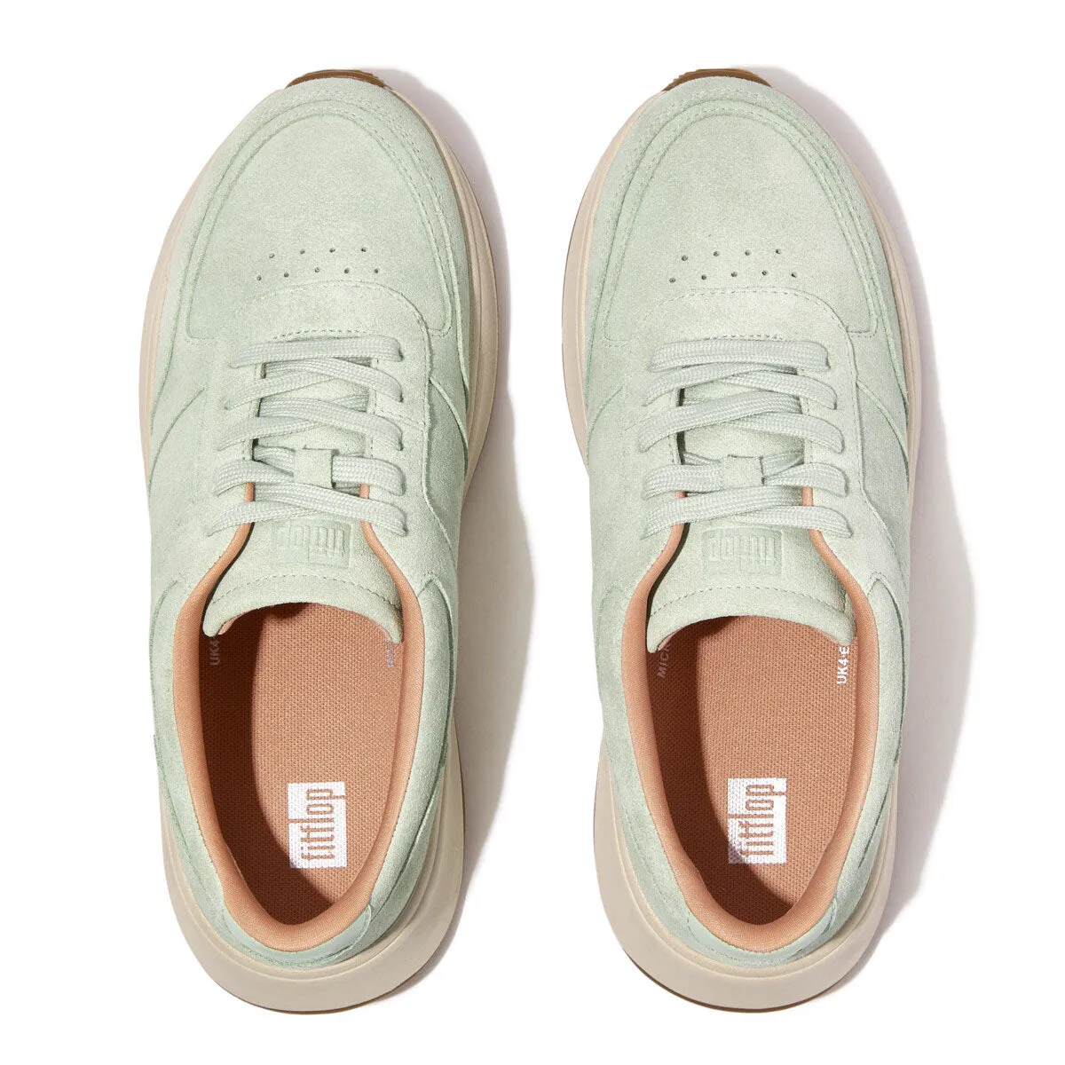 F-MODE Suede Flatform Trainers