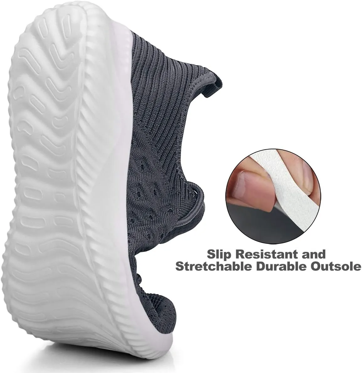 Feethit Womens Slip On Walking Shoes Non Slip Running Shoes Breathable Workout Shoes Lightweight Gym Sneakers