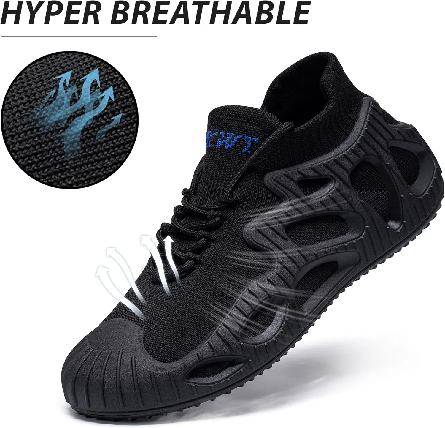 FLOWING PLUME Waterproof Shoes for Men Women Lightweight Tennis Sneaker Slip-Resistant Walking Running Shoes