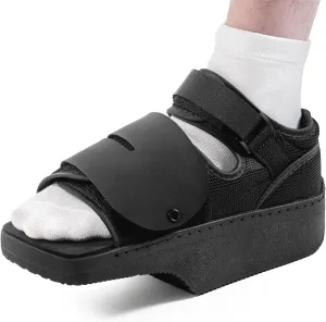 forefoot Offloading Post Op Shoe-Wedge Post Op Shoe Ortho Wedge Healing Shoe Non Weight Bearing Offloading Shoe for Broken Toe, Bunion, Hammer toe, Diabetic Foot Ulcer for Men and Women, L