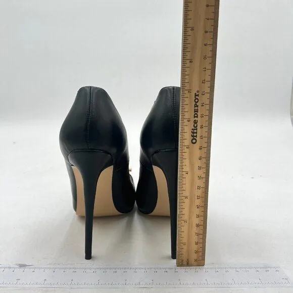 FOWT Women Pearl Bow Pumps Gradient Cap Toe Stiletto Pumps Classic Pumps