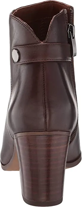 Franco Sarto Women's Ilaria Ankle Boot, Brown, 9.5