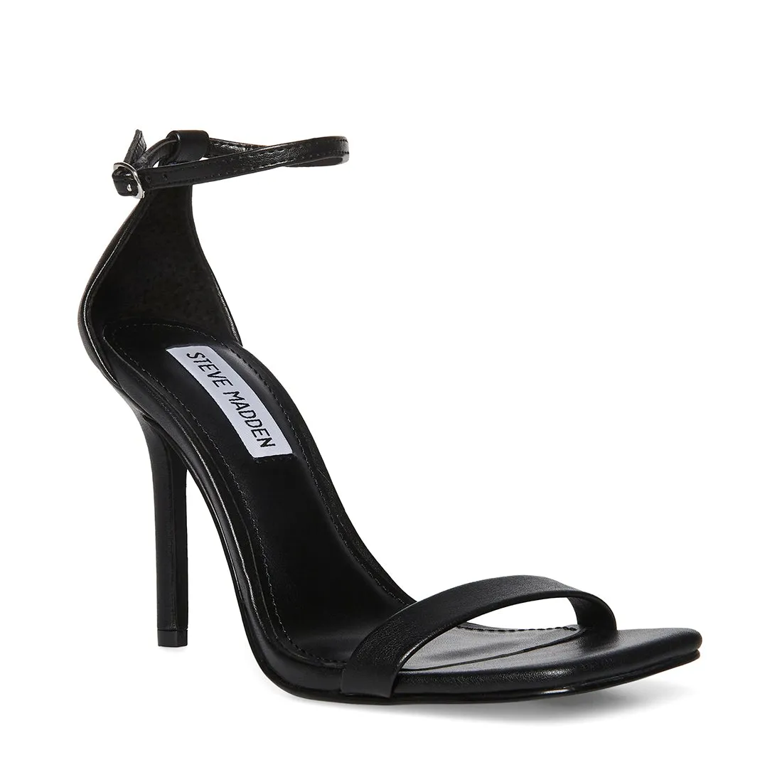 Free returns Dress Steve Shaye Limited access Black Sandals Ankle Square Fashion Heeled Toe Madden Strap