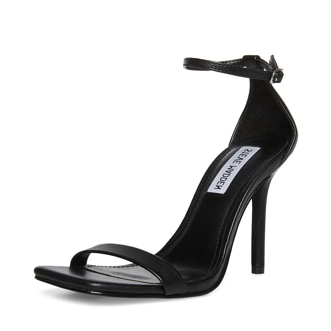 Free returns Dress Steve Shaye Limited access Black Sandals Ankle Square Fashion Heeled Toe Madden Strap